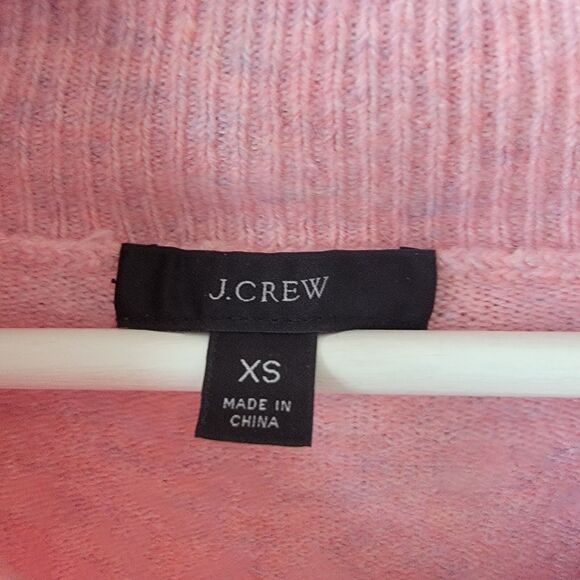 J.crew BC496 womens Half-zip sweater-dress in Supersoft yarn sz XS long sleeve - Picture 6 of 7